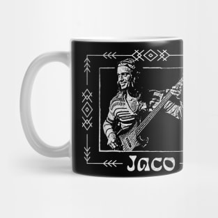 Jaco Pastorius /// Vintage Look Original Fan Art Mug